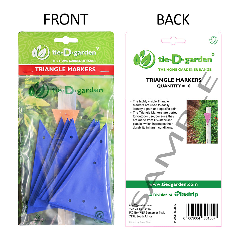 Triangle Markers - tiedgarden.com